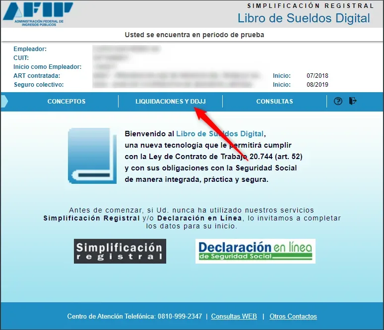 ARCA: Liquidaciones y DDJJ